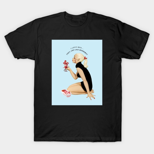 Dessert T-Shirt by Winn Prints